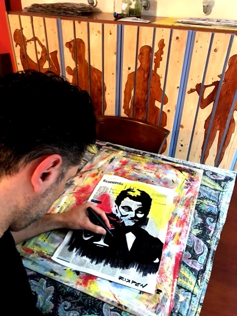 rikpen leonardo di caprio pop art viva